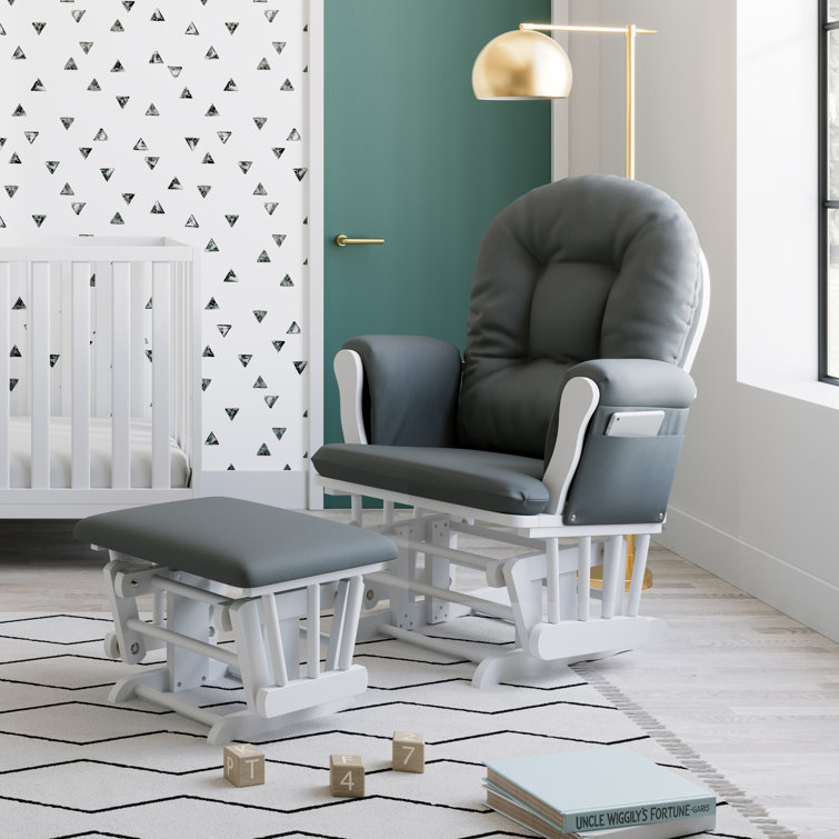 Harriet Bee Erikson Glider with Ottoman & Reviews Wayfair